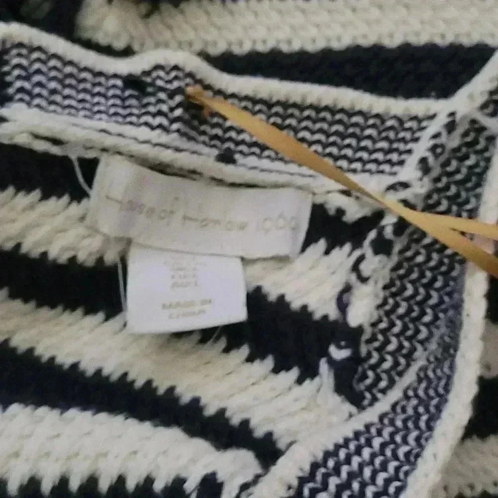 NWT HOUSE OF HARLOW 1960 Navy Striped Sleeveless Top & Shorts 2 Piece Set large - Picture 3 of 8